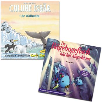 Set CD di fiabe: il pesciolino Arcobaleno e l’orsetto polare