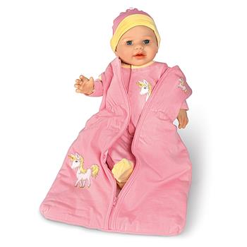 Ensemble sac de couchage Licorne pour poupées Baby Love