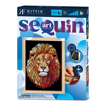 Sequin Art Pailletten Kunst – Löwe