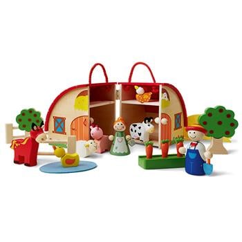 Holz Bauernhof Spielset