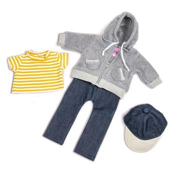 Outfit per bambola Casual Jeans, 4 pezzi, Teen'ee