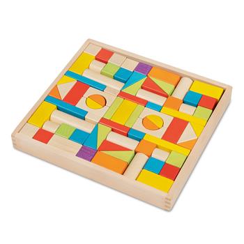 Cubetti a colori da impilare, 74 pezzi