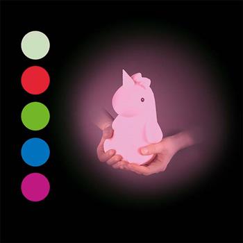 Abat-jour in silicone, unicorno