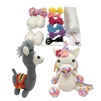 Set de crochet Licorne et lama