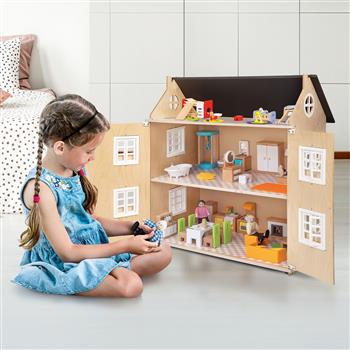 Maison poupée enfant villa family hape