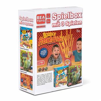 Spielebox mit 3 Spielen