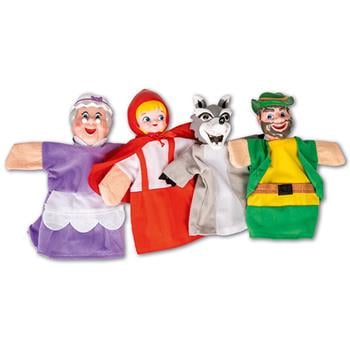 Handpuppen Rotkäppchen 4 Stk.