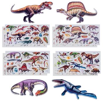 Dinosaurier 3D Sticker 148 Stk.