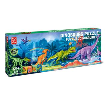 Puzzle dei dinosauri fosforescenti, 200 pezzi