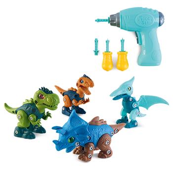 Jeu de construction Dinosaures, 4 pces