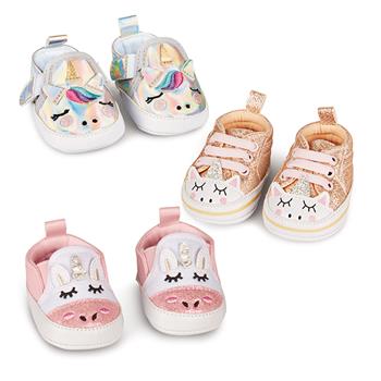 Puppenschuhe Einhorn Sneaker 3 Paar