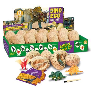 Set di 12 uova di dinosauro da scoprire
