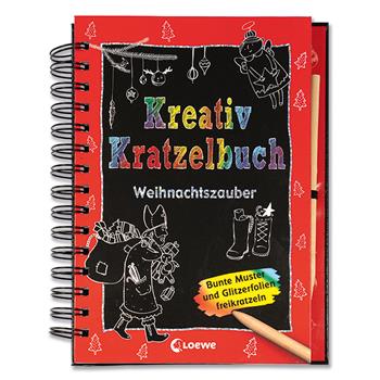 Kreativ-Kratzelbuch Weihnachtszauber