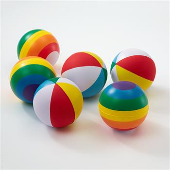 6 palline arcobaleno