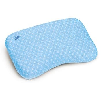 2 federe di ricambio per cuscino in memory foam azzurro