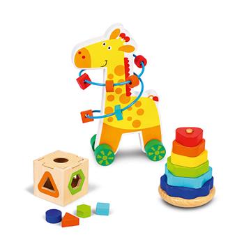 Set de jouets de motricité en bois