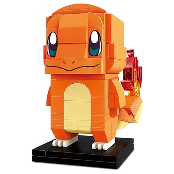 Set di assemblaggio Pokémon Charmander, 118 pezzi