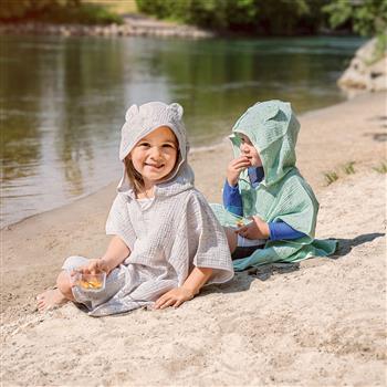 2 poncho da bagno in mussola