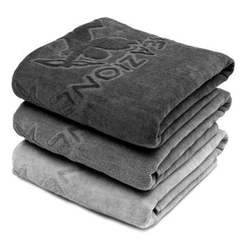 Serviettes de bain en éponge, Grey Art, 3 pces