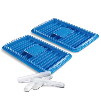 Auslaufsichere Eiswürfelformen Stäbe, 2er Set