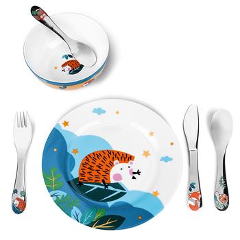  Assiette enfant en bambou MUKI, 2 pces