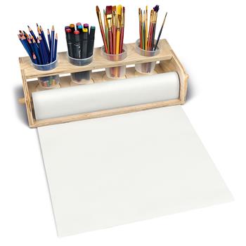 Portarotolo per carta da disegno, rotolo incluso