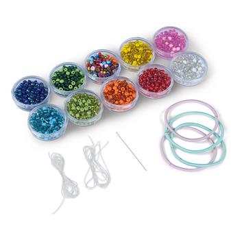 Kit per braccialetti in perline di vetro