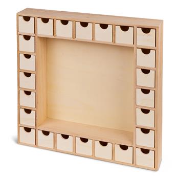 Calendario dell'avvento da dipingere