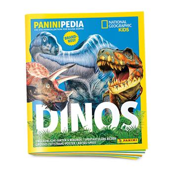Paninipedia dinosauri, album per figurine, D