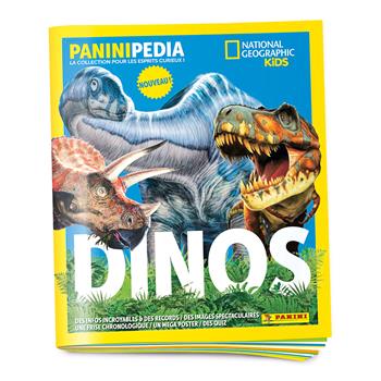 Paninipedia dinosauri, album per figurine, F