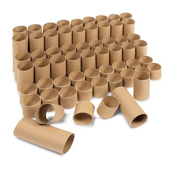 Set créatif de rouleaux en carton, 60 pces