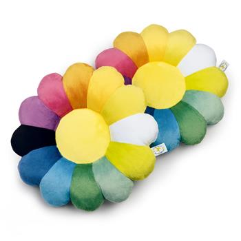 Set di 2 fiori-cuscino in peluche