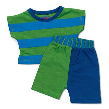 Tenue de poupées Bandit à rayures Teen'ee, 2 pces