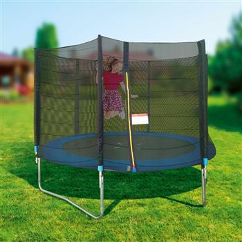 Trampoline de Ø 3 m de diamètre avec filet de sécurité