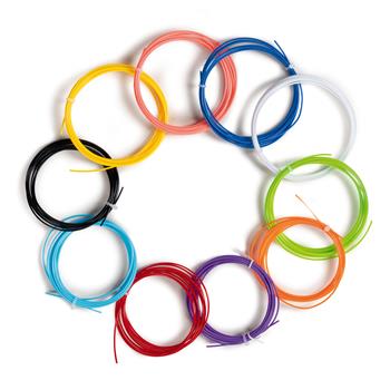 Set aus 10 Filamentfarben für 3D Stift