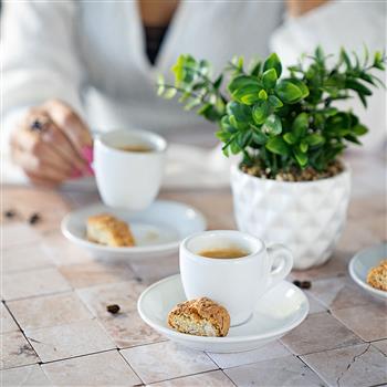 Espressotassen 3er Set weiss