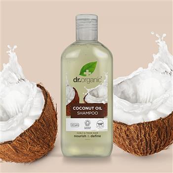 Dr. Organic Virgin Coconut Oil Shampoo, Inhalt 265 ml
