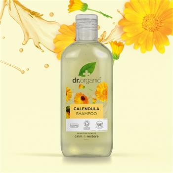 Shampooing au Calendula Dr. Organic, contenu 265 ml