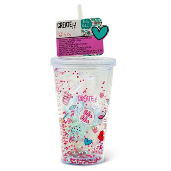 Set di saponi e bombe da bagno di CREATEit! con 7 bombe da bagno frizzanti da 15 g ciascuna, al profumo di mirtillo, frutto della passione e vaniglia, ideale per bambini a partire dai 6 anni di età