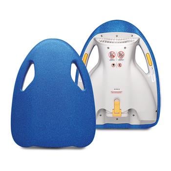 Bodyboard électrique turbo avec 8 kg de poussée, 3 vitesses, design ergonomique et batterie amovible, idéal pour les sports nautiques