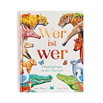 Wer ist wer, Tierbuch mit tierischen Doppelgängern