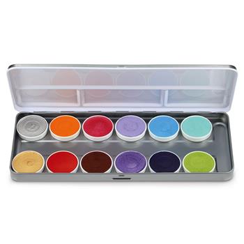 Palette di trucchi acquosi con 12 colori Syllie Faces di Superstar