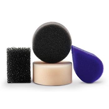 Set di 4 spugne per trucco in diverse forme e colori