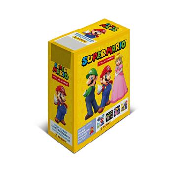 Super Mario Panini Stickerbox mit 24 Stickertüten à 5 Paninisticker