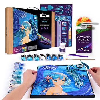 3D Manga Wasser Knetset von OKTO Sensory Art