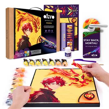 3D Manga Feuer Knetset von OKTO Sensory Art