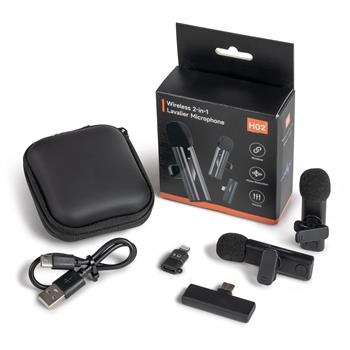 2 kleine Funkmikrofone für perfekte Smartphone-Aufnahmen
