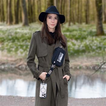 Handy Crossbody mit abnehmbarem, gesteppten Wallet