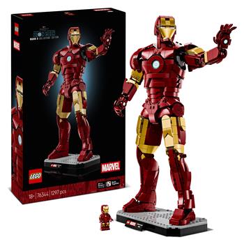 LEGO Marvel Iron Man Mark 3 Sammleredition, Spielset mit Figuren