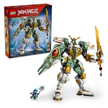 LEGO NINJAGO Titan Mech di Lloyd, una minifigura da collezione con scudo e spada